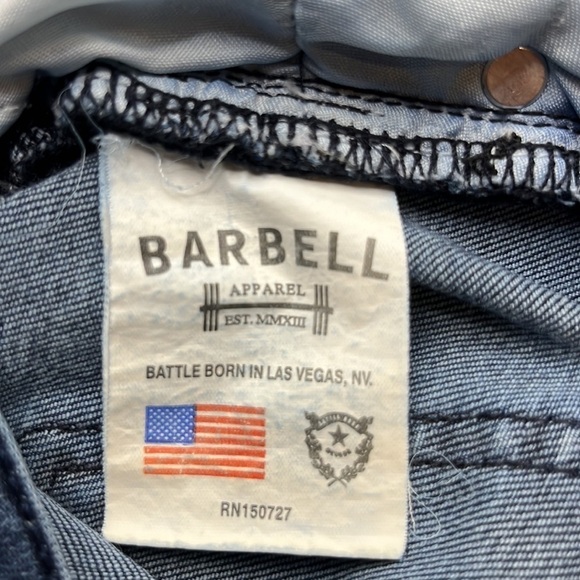 Barbell Apparel Athletic Fit Mid Rise Skinny Size 26 - Picture 10 of 16